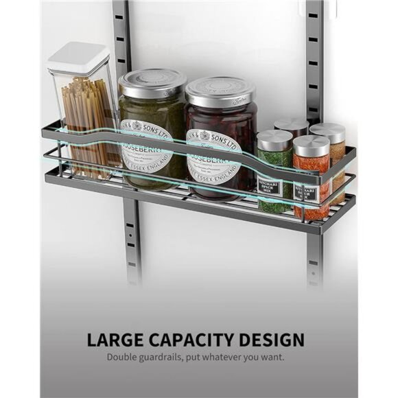 Over Door Pantry Organizer 9 Tier Spice Rack Storage for Kitchen Bathroom - Picture 6 of 7